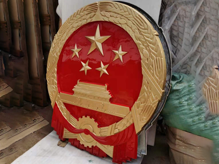 大型国徽制作拼接工艺技巧